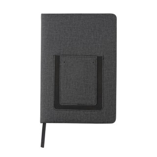 Libreta A5 Deluxe con bolsillo para teléfono promocional